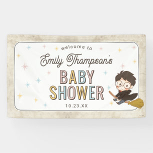 Chibi Harry Potter Wizard Baby Shower Banner