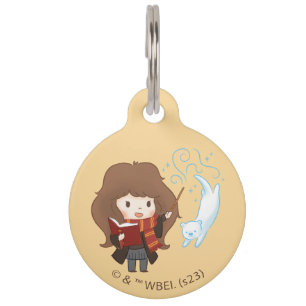 Chibi Hermione Granger Patronus Pet Tag