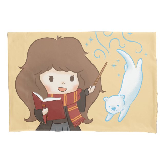 Chibi Hermione Granger Patronus Pillowcase (Front)