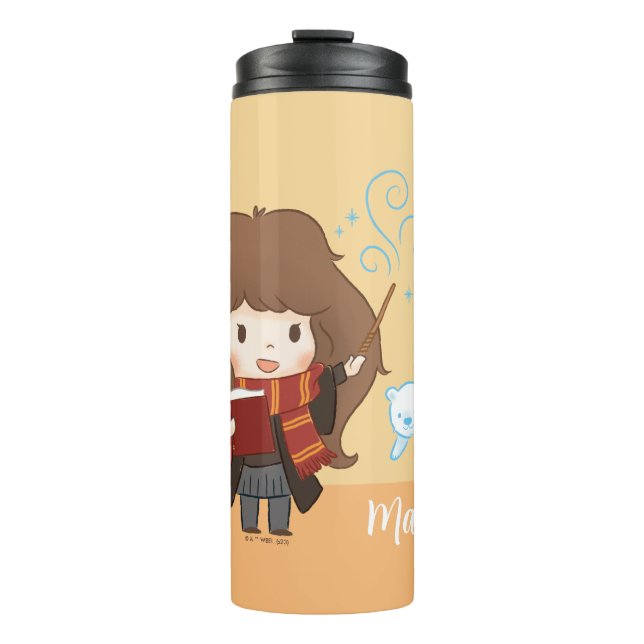 Chibi Hermione Granger Patronus Thermal Tumbler (Front)