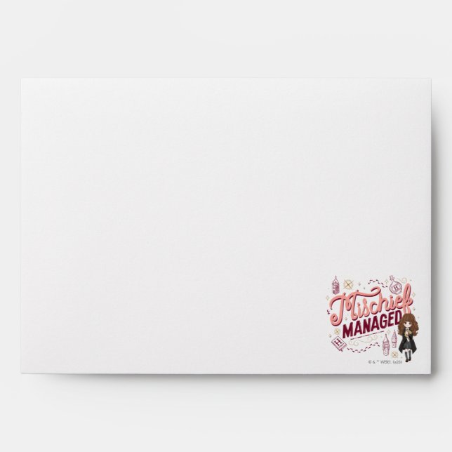 Chibi Hermione "Mischief Managed" Envelope (Front)