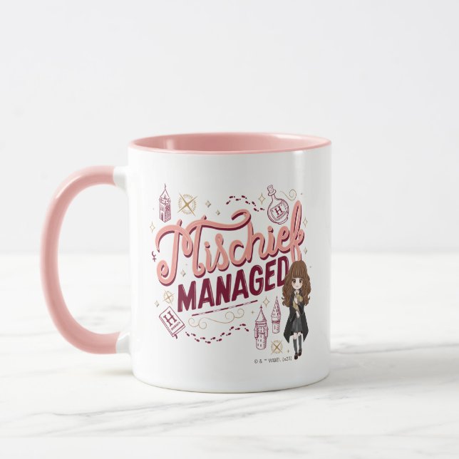Chibi Hermione "Mischief Managed" Mug (Left)
