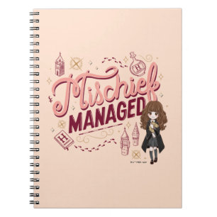 Chibi Hermione "Mischief Managed" Notebook