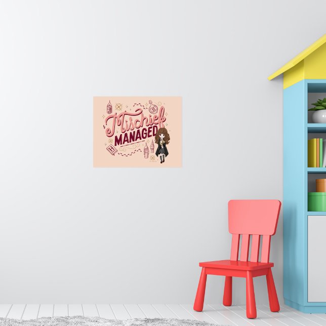 Chibi Hermione "Mischief Managed" Poster (Nursery 1)