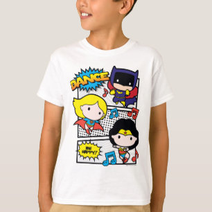 Chibi Heroes Dancing T-Shirt