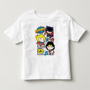 Chibi Heroes Dancing Toddler T-Shirt