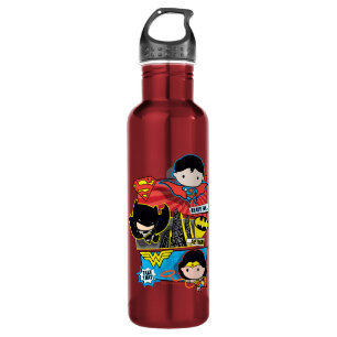 Chibi Heroes Ready For Action! 710 Ml Water Bottle