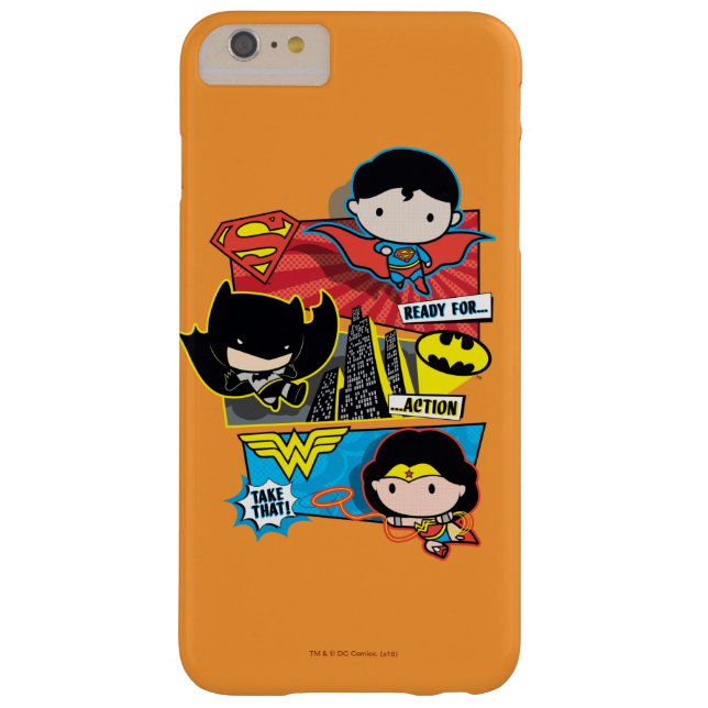 Chibi Heroes Ready For Action! Case-Mate iPhone Case (Back)