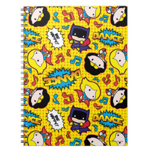 Chibi Heroine Dance Pattern Spiral Notebook