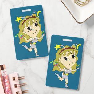 chibi ID badge