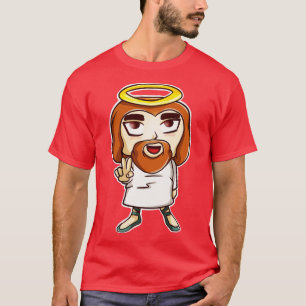 Chibi Jesus Christ Kawaii God Fun Christian T-Shirt