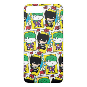 Chibi Joker and Batman Playing Card Pattern Case-Mate iPhone Case