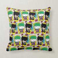 Chibi Joker and Batman Playing Card Pattern