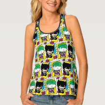 Chibi Joker and Batman Playing Card Pattern