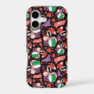 Chibi Joker and Harley Heart Pattern