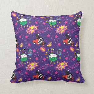 Chibi Joker and Harley Pattern Cushion