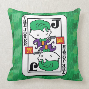 Chibi Joker Playing Card Cushion