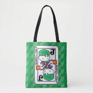 Chibi Joker Playing Card Tote Bag