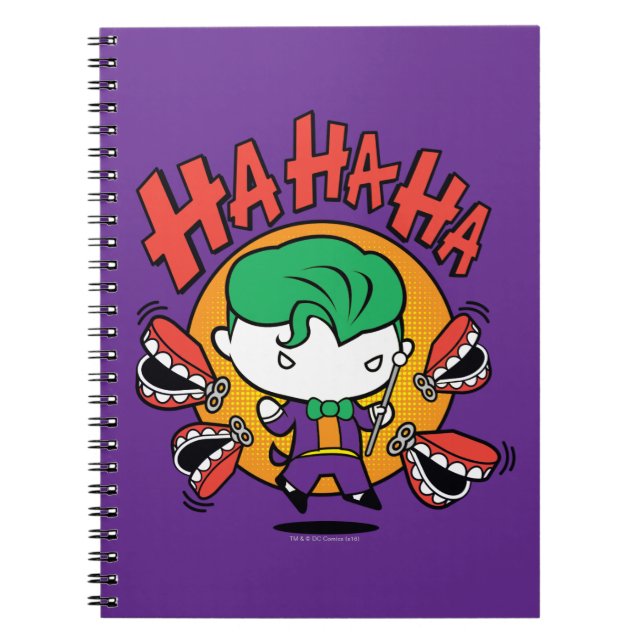 Chibi Joker With Toy Teeth Notebook (Front)