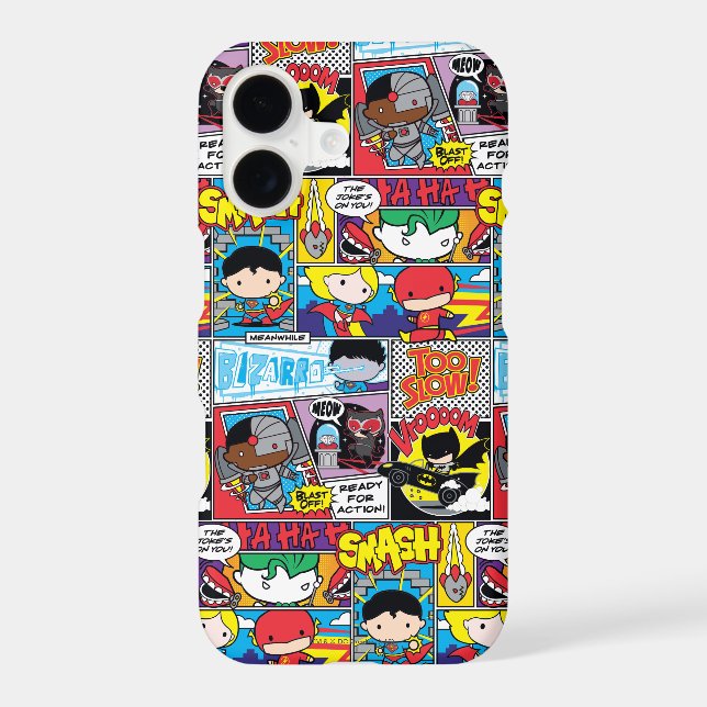 Chibi Justice League Comic Book Pattern (Back)