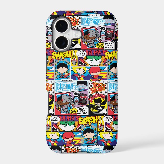 Chibi Justice League Comic Book Pattern (Back)