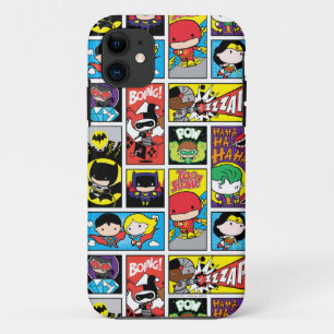 Chibi Justice League Compilation Pattern Case-Mate iPhone Case