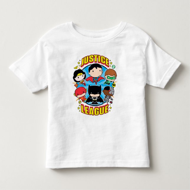 Chibi Justice League Group Toddler T-Shirt (Front)