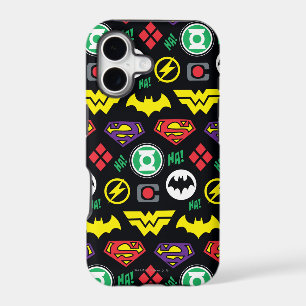 Chibi Justice League Logo Pattern