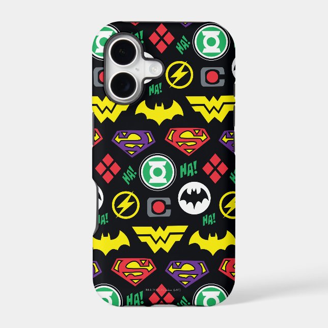 Chibi Justice League Logo Pattern (Back)