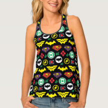 Chibi Justice League Logo Pattern