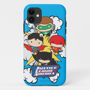 Chibi Justice League of America Explosion iPhone 11 Case