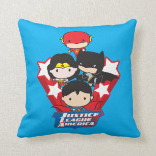 Chibi Justice League of America Stars Cushion