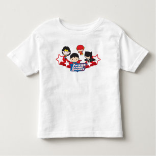Chibi Justice League of America Stars Toddler T-Shirt