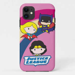 Chibi Justice League Rainbow Case-Mate iPhone Case