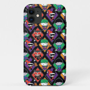 Chibi Justice League Villain Pattern iPhone 11 Case