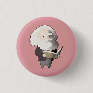 Chibi Karl Marx 3 Cm Round Badge