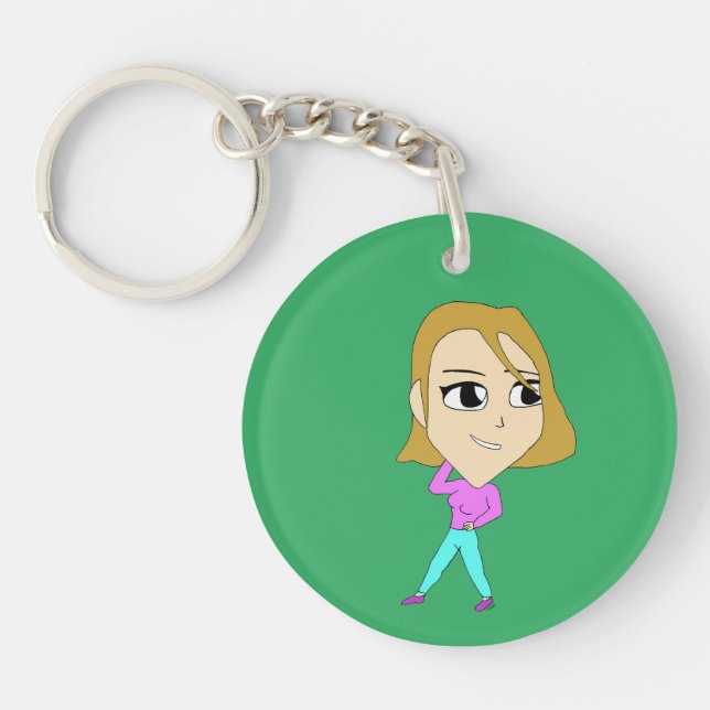 chibi     key ring (Front)
