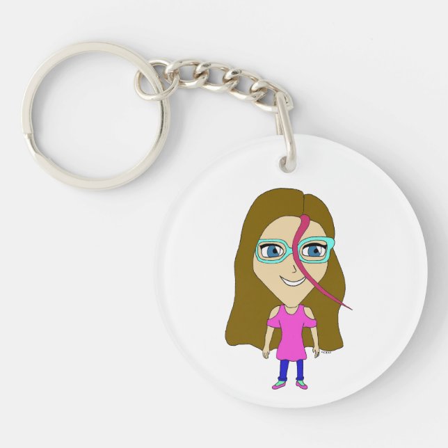 chibi   key ring (Front)