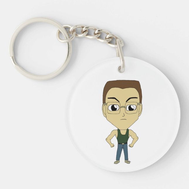 chibi   key ring (Front)