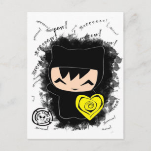Chibi Kitty Postcard