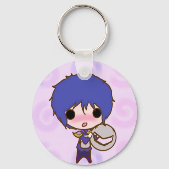 Chibi knight with no mask key ring (Front)