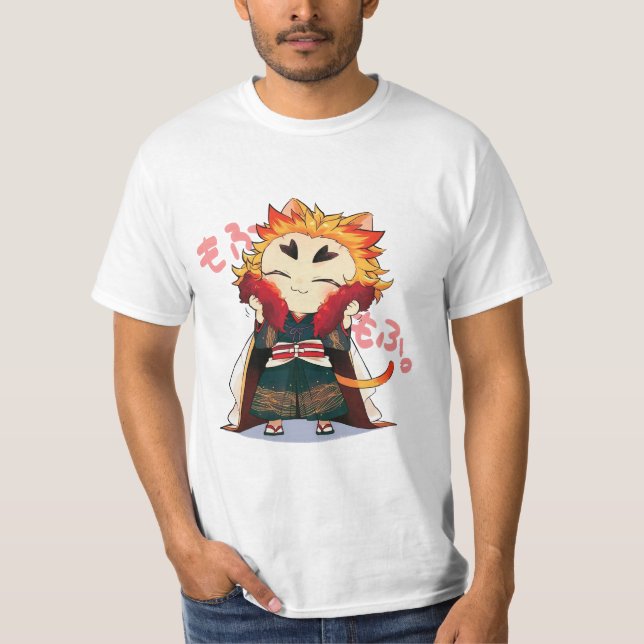 Chibi kyojuro rengoku cool T-Shirt (Front)