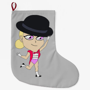 chibi   large christmas stocking