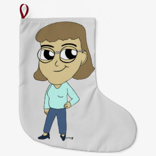 chibi   large christmas stocking