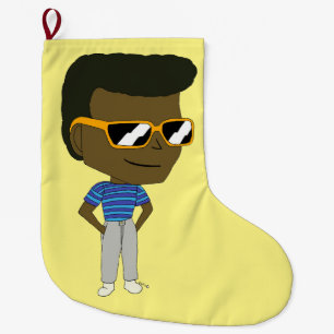 chibi   large christmas stocking