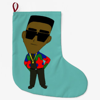 chibi  large christmas stocking