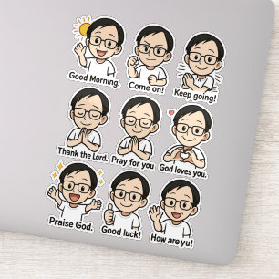 Chibi Me with Positive Messages Vinyl