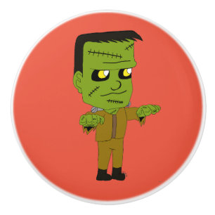 chibi  monster  ceramic knob