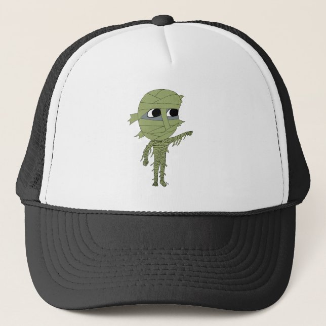 chibi mummy  trucker hat (Front)