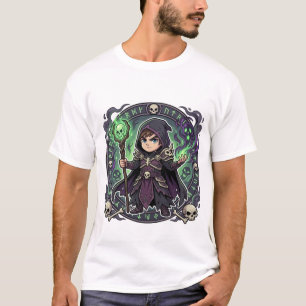 Chibi Necromancer Dark Mage Way of the Sorcerer T-Shirt